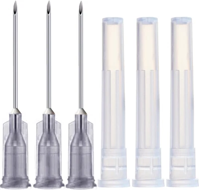 $26.02 • Buy 100 Pack 22Ga 1 Inch Sterile Disposable Injection Needle With Cap For Animal, Po