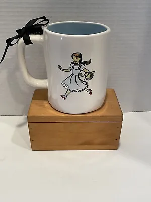 Rae Dunn Wizard Of Oz LL Ceramic Mug FOLLOW YOUR OWN PATH Dorothy White W/Handle • £11.58