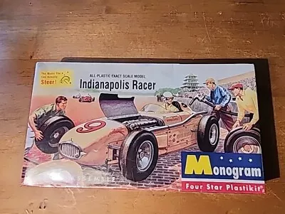 Vintage Monogram Indianapolis Racer Model  Plastic Kit P12 98 New Sealed Rare • $30.59