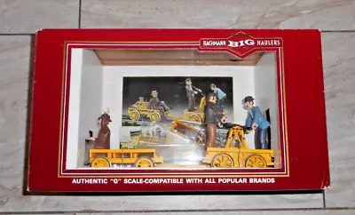 Bachmann G Scale #96201 Hand Car W/Trailer &  Accessories • $35