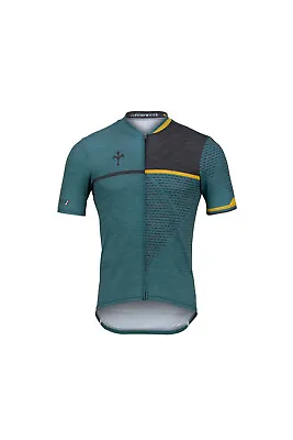 Wilier Jersey Brave Green/Blue Men's Cycling Jersey • $210.32