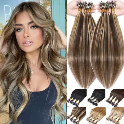 200PCS THICK 100% Remy Human Hair Extensions Beads Micro Loop Bead BALAYAGE 200g • $29.10