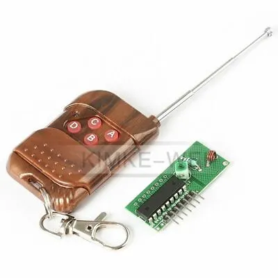 433MHZ 4 Channel RF Radio Wireless Controller + Remote • $8.90