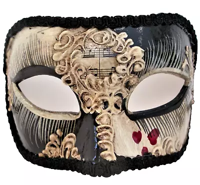 Mar100m  'love' Eye Mask Handmade In Italy Papier Mache 'love' Design • £26.50