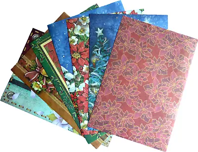 £5 • Buy Create & Craft Christmas Patterned Paper Sheets Approx 128 Gsm Each - 7 Sheets