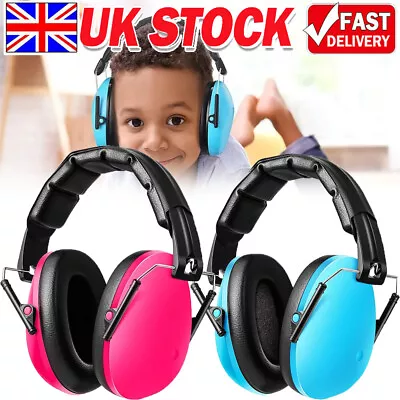 Kids Child Baby Ear Defenders Children Muffs Noise Reduction Earmuffs Protector • £10.89