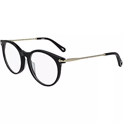 NEW CHLOE CE 2735 001Round Black & Gold Eyeglasses 52mm With Chloe Case • $99.95