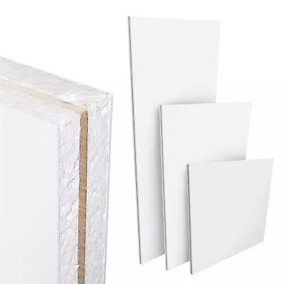 White UPVC Door Panel MDF Reinforced 20mm 24mm 28mm Flat Plastic Glazing • £117.34