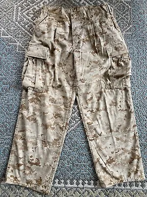 USMC Marine Corps Desert Digital MARPAT Trousers Pants Size Small Short • $40