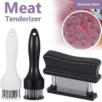 Kitchen Meat Tenderizer Steak Hammer Pin Beef Stainless Steel Needles Cook Tool • $9.90