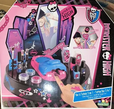 Monster High Tattoo Bar 3 In 1 Playset Super *Very Rare* New Old Stock • $45
