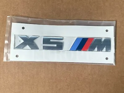 BMW F85 X5 M Genuine Rear Trunk Emblem  X5 M  Lettering Decal Badge NEW Logo • $26.67