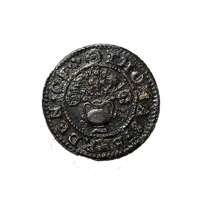 1667 England Kent Canterbury Thomas Burden Halfpenny 1/2p Trade Token BW.46 • £123.52