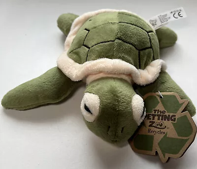 The Petting Zoo Recycled Materials Plush Green Sea Turtle • $12.99