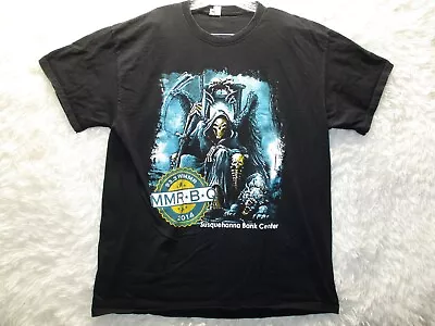 MMR BBQ 2014 Concert T Shirt Men's Size L Large Rob Zombie Volbeat Fuel & More • $14.97