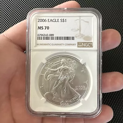 MS70 2006 American Silver Eagle NGC • $26