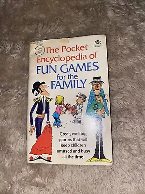 Vintage 1979 Globe Mini Fun Games For The Family Book • $3