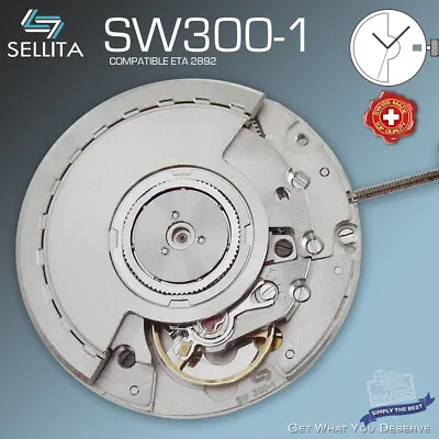 MOVEMENT SELLITA SW300 AUTOMATIC   Compatible ETA 2892 • $245