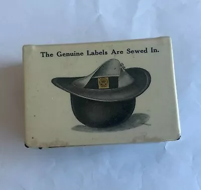 Early 1900s Celluliod Hatters Unions Of NA Match Holder Bowler Hat Graphics  • $34.95