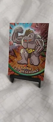 $3.50 • Buy MACHOKE #67 TOPPS Series 1 Holo Black Logo 4th Print Pokémon Card