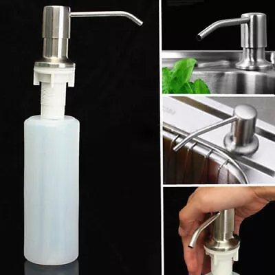 Soap Washing Up Liquid Dispenser Pump Action Worktop Kitchen Sink 300ml • £6.58