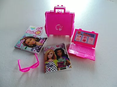 Barbie Accessory Laptop Bag And Glasses • $10