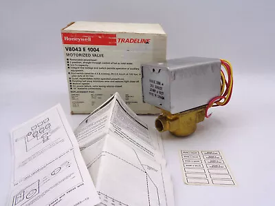 Honeywell Tradeline V8043E1004 24V 2Position HVAC Motorized Zone Valve End Switc • $59.95