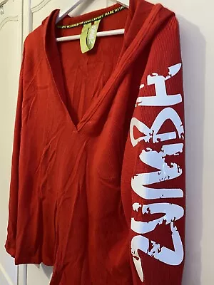 ZUMBA HOODIE Red - Rare Design - Size L • £9.99