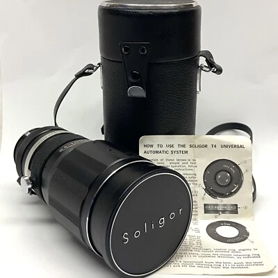 $39.99 • Buy SOLIGOR 200mm F3.5 Tele-Auto Lens With Minolta SR Mount