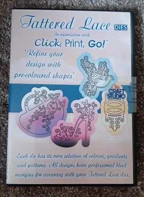 My Craft Studio - Ckick Print Go! - Tattered Lace Dies -   CD Rom  • £1