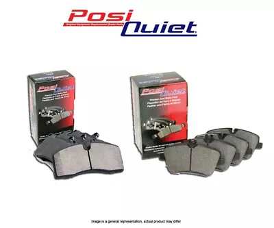 [FRONT + REAR SET] POSI QUIET Semi-Metallic Disc Brake Pads Low Dust Z06 PQ97477 • $113.07