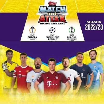 2022-23 Topps Match Attax UEFA Soccer Base Cards (#1-300) Pick Your Own (PYO) • $1