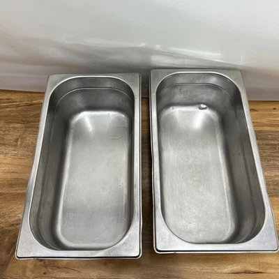 £13 • Buy Pan 1/3 Size Stainless Steel Bain Marie Pot Depth