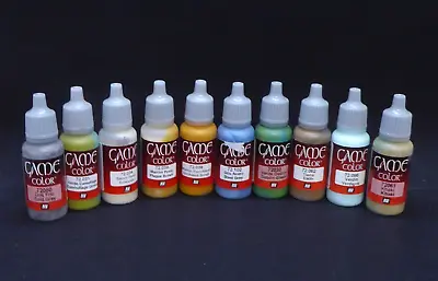 Set Of 10 Vallejo Game Color Paints - Full • £23.99