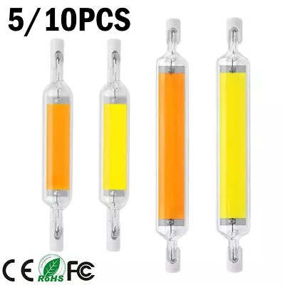 5/10PC 78mm 118mm R7s LED Bulbs COB Light Dimmable Flood Lamp 5W 10W ^^ • $19.99