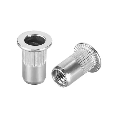 Rivnuts / Nutserts M3 - M10 Steel Knurled Large Flange Head -Rivet Nuts Long XL • £5.60