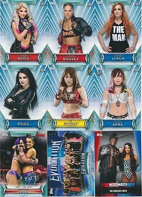 $1 • Buy 2019 Topps WWE Women's Division Wrestling Cards Pick From List