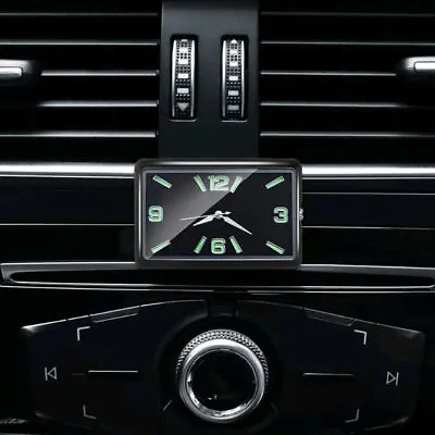 Mini Luminous Clock Quartz Analog Watch Stick On Clock Car Interior Accessories • $6.99