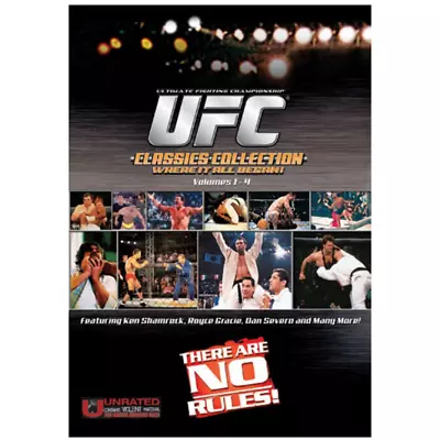 UFC Classic Collection DVD Where It All Began Volume 1-4 • $50.88