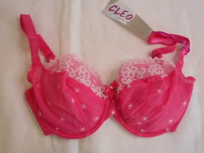 £6.50 • Buy Cleo By Panache Lucy Bra Underwired Size 28FF Pink BNWT   (42)