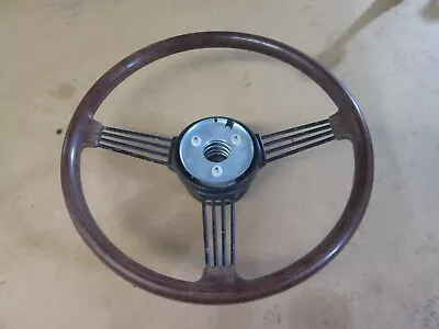 Vintage Mazda Cosmo Wood Banjo Steering Wheel OEM 1970s MIATA RX 7 • $240