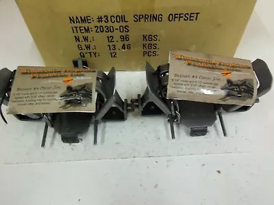 $43.95 • Buy 2  Bridger # 3 Offset Coil Spring Traps Beaver Otter Coyote Bobcat Trapping 