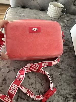 Genuine UGG Janey Clear Pink Sheepskin Crossbody Belt Bag • £39.99