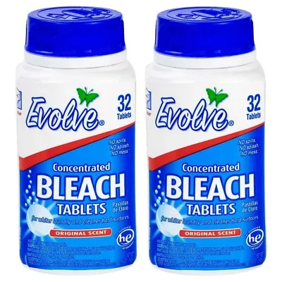 Bleach Tablets Evolve Ultra Concentrated  Original Scent 64 Total Count • £14.16