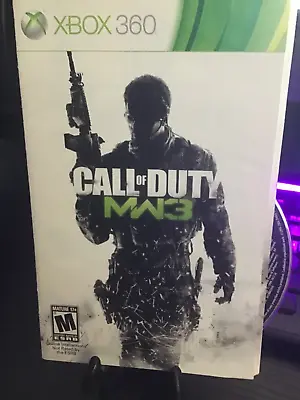Call Of Duty Mw3 Microsoft Xbox 360  2011 Game Disc  And Manual Only • $1