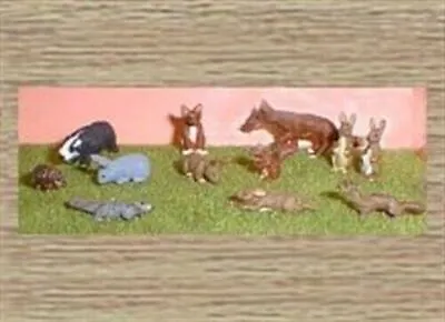 Painted Wild Animals O Scale Langley L22p • $24.02