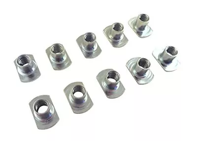 Lot Of 10 Each Sliding Tee T Nuts With 1/4 20 Threads For Jigs And T Track • $18.67