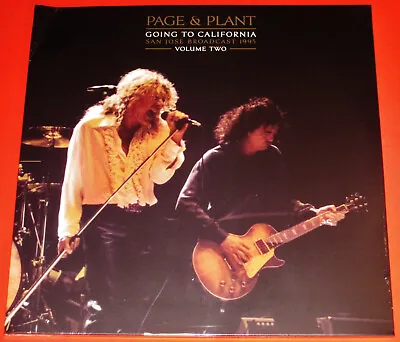 Page + Plant: Going To California - San Jose Broadcast 1995 Volume Two 2 LP NEW • $34.95