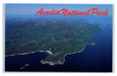 Postcard Acadia National Park Mount Desert Island Maine Aerial A66 • $2.99