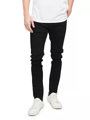 Victorious Men's Washed Basic Super Skinny Fit Stretch Jean Pants DL1000EY • $32.95